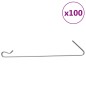 vidaXL Ganchos para gaviones 100 uds acero vidaXL Ganchos para gaviones 100 uds acero