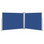 vidaXL Toldo lateral retráctil azul 140x1000 cm vidaXL Toldo lateral retráctil azul 140x1000 cm
