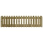 vidaXL Arriate elevado jardín valla madera impregnada pino 200x50x50cm vidaXL Arriate elevado jardín valla madera impregnada pino 200x50x50cm