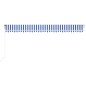 vidaXL Toldo automático LED sensor de viento azul y blanco 600x350 cm vidaXL Toldo automático LED sensor de viento azul y blanco 600x350 cm