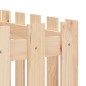 vidaXL Arriate elevado jardín con valla madera maciza pino 200x50x50cm