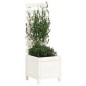 vidaXL Jardinera estantería madera maciza pino blanco 39x39,5x114 cm vidaXL Jardinera estantería madera maciza pino blanco 39x39,5x114 cm