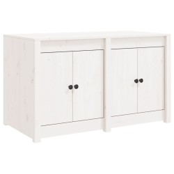 vidaXL Mueble de cocina exterior madera maciza pino blanco 106x55x64cm