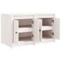 vidaXL Mueble de cocina exterior madera maciza pino blanco 106x55x64cm vidaXL Mueble de cocina exterior madera maciza pino blanco 106x55x64cm