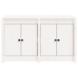 vidaXL Mueble de cocina exterior madera maciza pino blanco 106x55x64cm vidaXL Mueble de cocina exterior madera maciza pino blanco 106x55x64cm