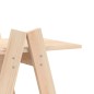 vidaXL Estantería 5 niveles forma A madera maciza pino 110x40x180,5 cm