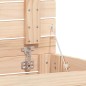vidaXL Cesto para la ropa sucia madera maciza de pino 88,5x44x66 cm vidaXL Cesto para la ropa sucia madera maciza de pino 88,5x44x66 cm