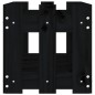 vidaXL Arriate elevado jardín con valla madera pino negro 150x30x30cm vidaXL Arriate elevado jardín con valla madera pino negro 150x30x30cm