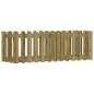 vidaXL Arriate elevado jardín valla madera impregnada pino 150x50x50cm vidaXL Arriate elevado jardín valla madera impregnada pino 150x50x50cm