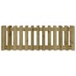 vidaXL Arriate elevado jardín valla madera impregnada pino 150x50x50cm vidaXL Arriate elevado jardín valla madera impregnada pino 150x50x50cm