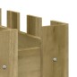 vidaXL Arriate elevado jardín valla madera impregnada pino 150x50x50cm vidaXL Arriate elevado jardín valla madera impregnada pino 150x50x50cm