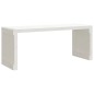 vidaXL Banco de jardín extensible madera pino blanco 212,5x40,5x45 cm vidaXL Banco de jardín extensible madera pino blanco 212,5x40,5x45 cm