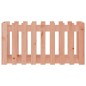 vidaXL Arriate elevado jardín valla madera maciza Douglas 100x50x50 cm