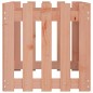 vidaXL Arriate elevado jardín valla madera maciza Douglas 100x50x50 cm
