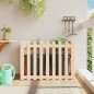 vidaXL Arriate elevado jardín con valla madera maciza pino 100x50x70cm vidaXL Arriate elevado jardín con valla madera maciza pino 100x50x70cm