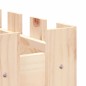 vidaXL Arriate elevado jardín con valla madera maciza pino 100x50x70cm vidaXL Arriate elevado jardín con valla madera maciza pino 100x50x70cm