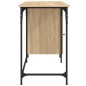 vidaXL Escritorio ordenador madera ingeniería roble Sonoma 131x48x75cm vidaXL Escritorio ordenador madera ingeniería roble Sonoma 131x48x75cm