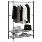 vidaXL Perchero con estantes madera de ingeniería Sonoma gris vidaXL Perchero con estantes madera de ingeniería Sonoma gris