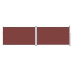 vidaXL Toldo lateral retráctil marrón 160x600 cm