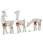 vidaXL Familias de renos de Navidad 180 LED 2 uds ratán blanco cálido vidaXL Familias de renos de Navidad 180 LED 2 uds ratán blanco cálido