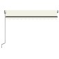 vidaXL Toldo retráctil automático crema 350x250 cm vidaXL Toldo retráctil automático crema 350x250 cm