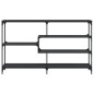vidaXL Mesa consola madera de ingeniería negra 160x32x95 cm vidaXL Mesa consola madera de ingeniería negra 160x32x95 cm