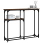 vidaXL Mesa consola madera de ingeniería marrón roble 90x22,5x75 cm vidaXL Mesa consola madera de ingeniería marrón roble 90x22,5x75 cm