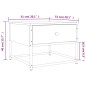 vidaXL Mesa de centro madera de ingeniería roble Sonoma 51x51x40 cm vidaXL Mesa de centro madera de ingeniería roble Sonoma 51x51x40 cm
