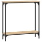vidaXL Mesa consola madera de ingeniería roble Sonoma 75x22,5x75 cm vidaXL Mesa consola madera de ingeniería roble Sonoma 75x22,5x75 cm