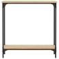 vidaXL Mesa consola madera de ingeniería roble Sonoma 75x22,5x75 cm vidaXL Mesa consola madera de ingeniería roble Sonoma 75x22,5x75 cm