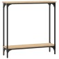 vidaXL Mesa consola madera de ingeniería roble Sonoma 75x22,5x75 cm vidaXL Mesa consola madera de ingeniería roble Sonoma 75x22,5x75 cm