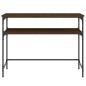 vidaXL Mesa consola madera de ingeniería marrón roble 100x35,5x75 cm vidaXL Mesa consola madera de ingeniería marrón roble 100x35,5x75 cm