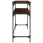 vidaXL Mesa consola madera de ingeniería marrón roble 100x35,5x75 cm vidaXL Mesa consola madera de ingeniería marrón roble 100x35,5x75 cm