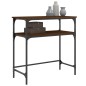 vidaXL Mesa consola madera de ingeniería marrón roble 75x35,5x75 cm vidaXL Mesa consola madera de ingeniería marrón roble 75x35,5x75 cm