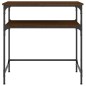 vidaXL Mesa consola madera de ingeniería marrón roble 75x35,5x75 cm vidaXL Mesa consola madera de ingeniería marrón roble 75x35,5x75 cm