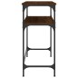 vidaXL Mesa consola madera de ingeniería marrón roble 75x35,5x75 cm vidaXL Mesa consola madera de ingeniería marrón roble 75x35,5x75 cm