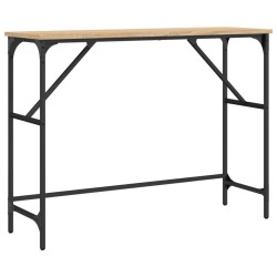 vidaXL Mesa consola madera de ingeniería roble Sonoma 100x32x75 cm