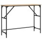 vidaXL Mesa consola madera de ingeniería roble Sonoma 100x32x75 cm vidaXL Mesa consola madera de ingeniería roble Sonoma 100x32x75 cm