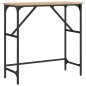 vidaXL Mesa consola madera de ingeniería roble Sonoma 75x32x75 cm vidaXL Mesa consola madera de ingeniería roble Sonoma 75x32x75 cm