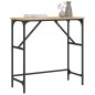 vidaXL Mesa consola madera de ingeniería roble Sonoma 75x32x75 cm vidaXL Mesa consola madera de ingeniería roble Sonoma 75x32x75 cm