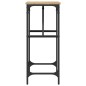 vidaXL Mesa consola madera de ingeniería roble Sonoma 75x32x75 cm vidaXL Mesa consola madera de ingeniería roble Sonoma 75x32x75 cm