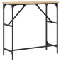 vidaXL Mesa consola madera de ingeniería roble Sonoma 75x32x75 cm vidaXL Mesa consola madera de ingeniería roble Sonoma 75x32x75 cm