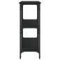 vidaXL Mesa consola madera de ingeniería negra 150x29x75 cm vidaXL Mesa consola madera de ingeniería negra 150x29x75 cm