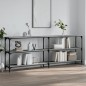 vidaXL Mesa consola madera de ingeniería gris Sonoma 200x29x75 cm vidaXL Mesa consola madera de ingeniería gris Sonoma 200x29x75 cm