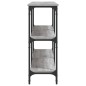vidaXL Mesa consola madera de ingeniería gris Sonoma 200x29x75 cm vidaXL Mesa consola madera de ingeniería gris Sonoma 200x29x75 cm