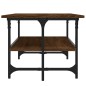 vidaXL Mesa de centro madera contrachapada roble marrón 100x50x40 cm vidaXL Mesa de centro madera contrachapada roble marrón 100x50x40 cm