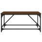 vidaXL Mesa de centro madera contrachapada marrón roble 75x50x35 cm vidaXL Mesa de centro madera contrachapada marrón roble 75x50x35 cm