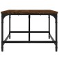 vidaXL Mesa de centro madera contrachapada marrón roble 75x50x35 cm vidaXL Mesa de centro madera contrachapada marrón roble 75x50x35 cm