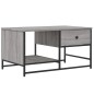 vidaXL Mesa de centro madera contrachapada gris Sonoma 85,5x51x45 cm vidaXL Mesa de centro madera contrachapada gris Sonoma 85,5x51x45 cm