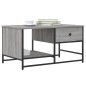 vidaXL Mesa de centro madera contrachapada gris Sonoma 85,5x51x45 cm vidaXL Mesa de centro madera contrachapada gris Sonoma 85,5x51x45 cm